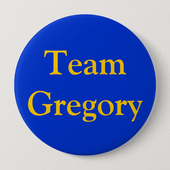 Team Gregory Button (Front)