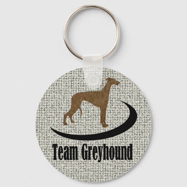 Team Greyhound Logo Keychain (Front)