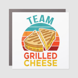 Team Grilled Cheese Funny Sandwich Lover Graphic Car Magnet