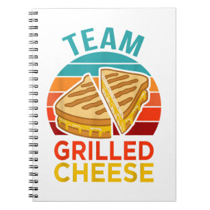 Team Grilled Cheese Funny Sandwich Lover Graphic Notebook