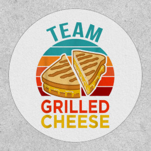 Team Grilled Cheese Funny Sandwich Lover Graphic Patch