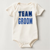 Team Groom Baby Bodysuit