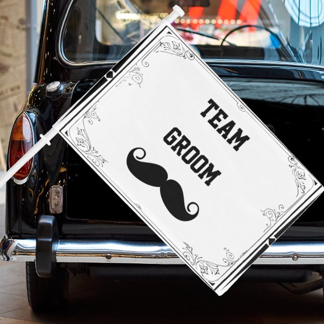 TEAM Groom bachelor party car flag (Creator Uploaded)