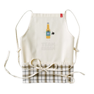 Team Groom Beerbottle Zu77s Zazzle HEART Apron