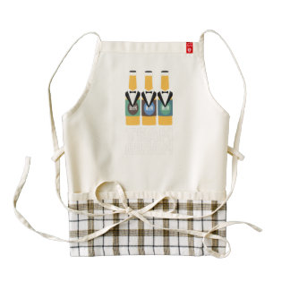 Team Groom Beerbottles Zqf18 Zazzle HEART Apron
