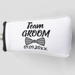 Team Groom Black Gifts Weddings groomsmen party Golf Head Cover