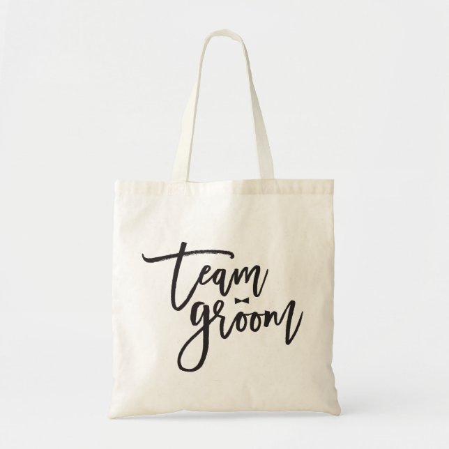 Team Groom Bow Tie Bachelor Party Wedding Bag (Front)