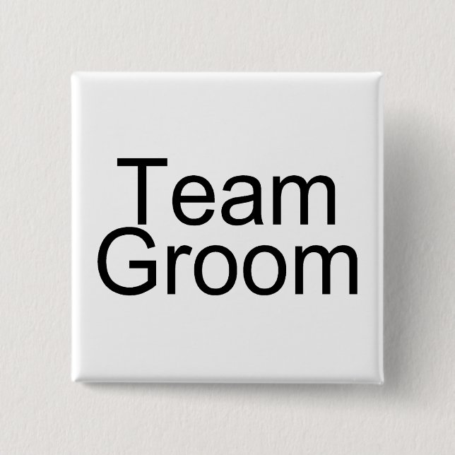 Team Groom Button (Front)
