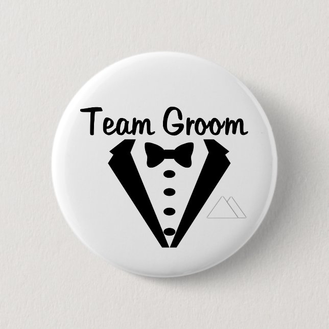 Team Groom Button (Front)