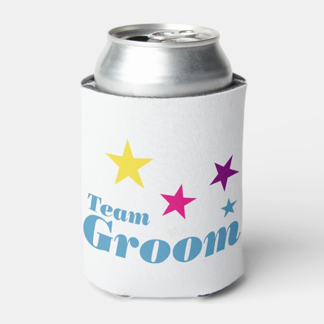 Team groom can cooler (Can Front)