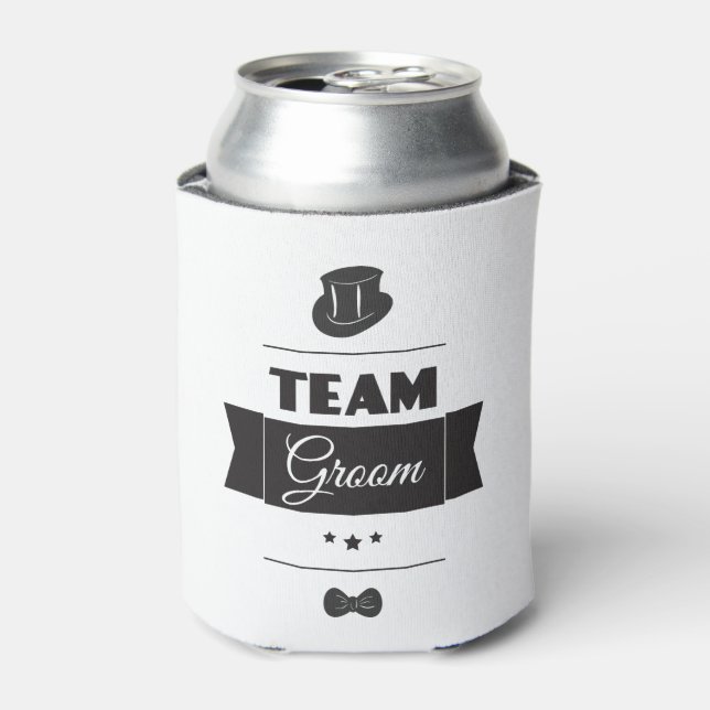 Team groom can cooler (Can Front)