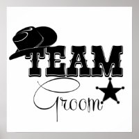 Team Groom - cowboy