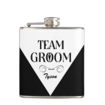 Team Groom - Custom Groomsmen Flask at Zazzle