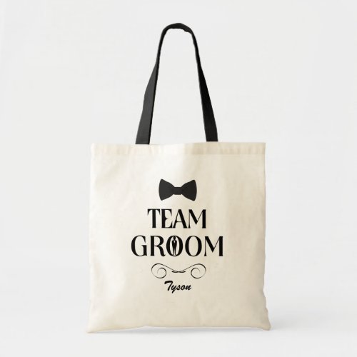 Team Groom _ Custom Groomsmen Gift Bags