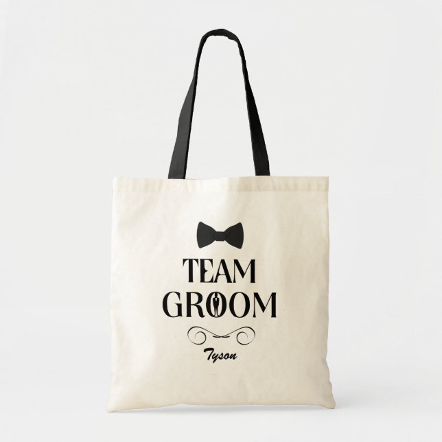 Team Groom - Custom Groomsmen Gift Bags (Front)