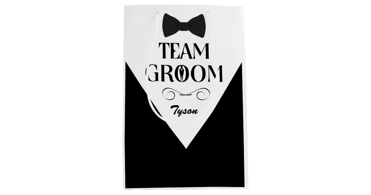Groom's Crew Groomsman Custom Favor Bags