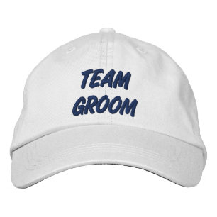 Team Groom Embroidered Baseball Hat