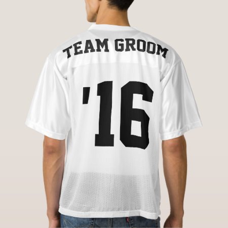 Team Groom Football Jersey
