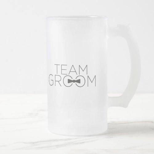Team Groom Frosted Mug