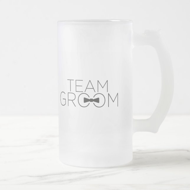 Team Groom Frosted Mug (Right)