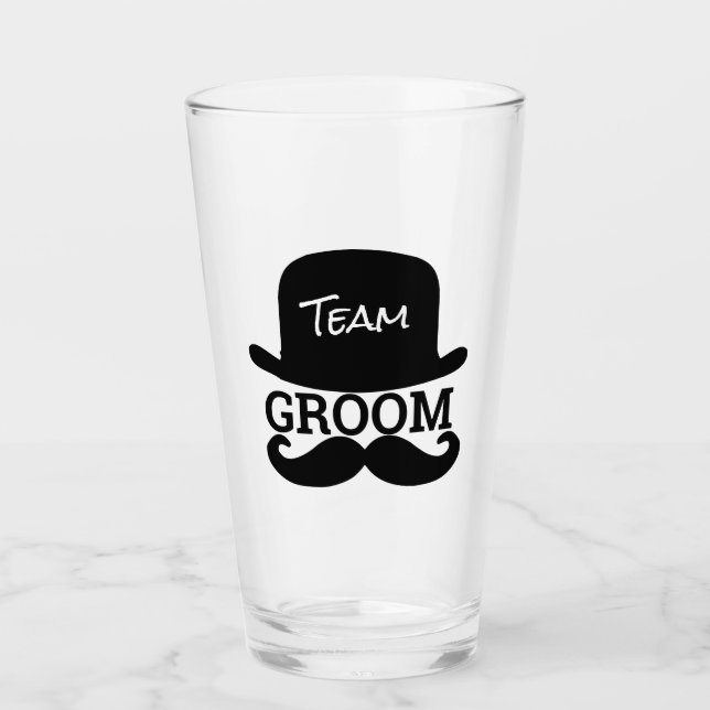 Team Groom Glass (Front)