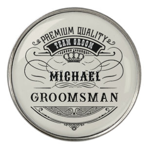 Team Groom Golf Ball Marker