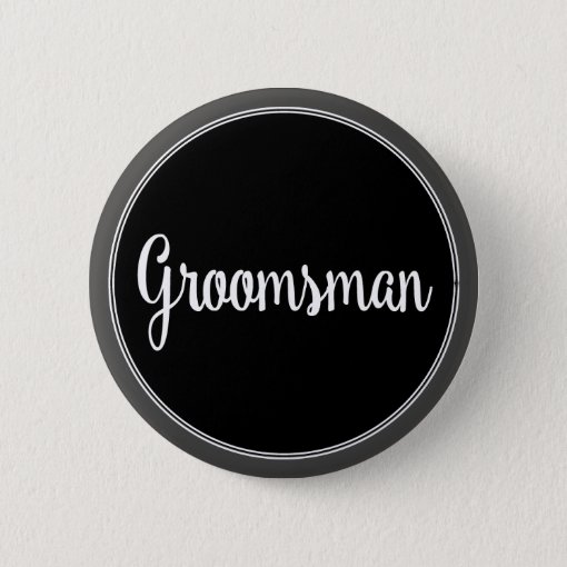 Team Groom Groomsman Wedding Party Button | Zazzle