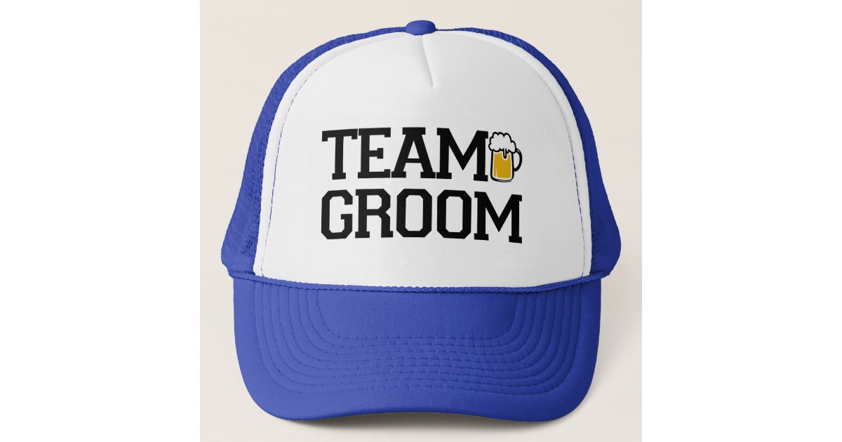 Grooms Brew Crew Trucker Hat