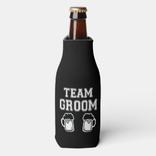 Team Groom Groomsmen funny bottle cooler