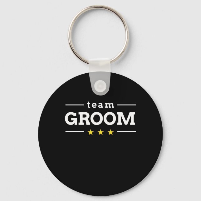 Team Groom Keychain (Front)