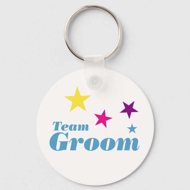 Team groom keychain (Front)