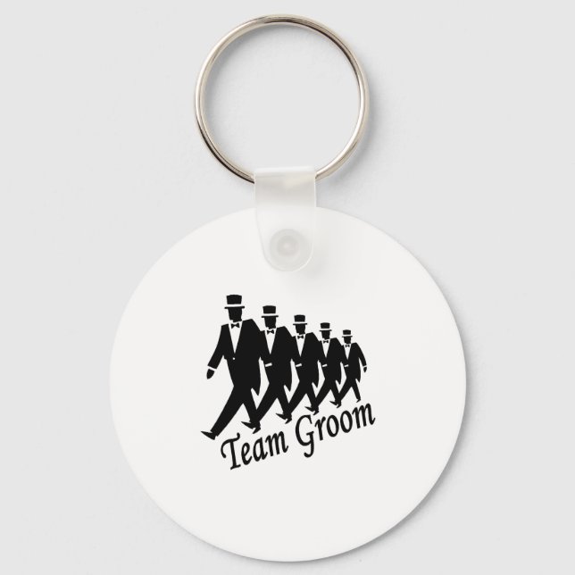 Team Groom Keychain (Front)