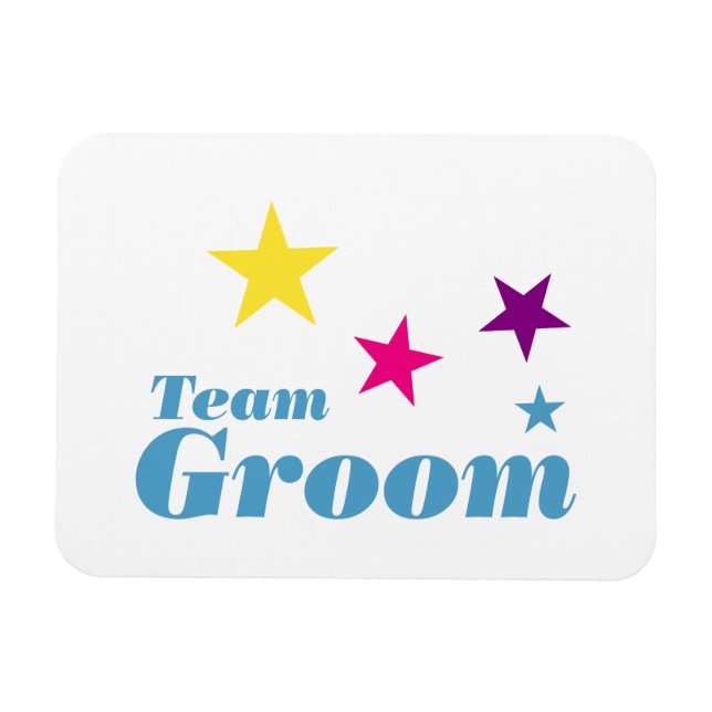 Team groom magnet (Horizontal)