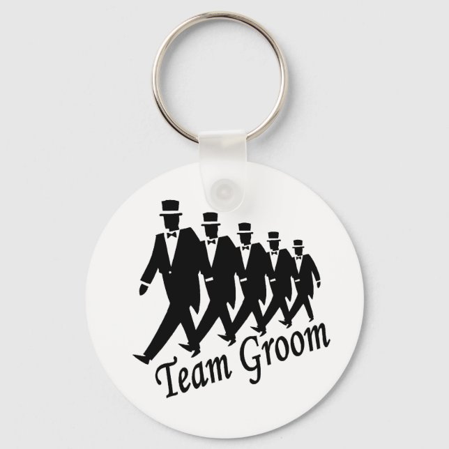 Team Groom (Men) Keychain (Front)