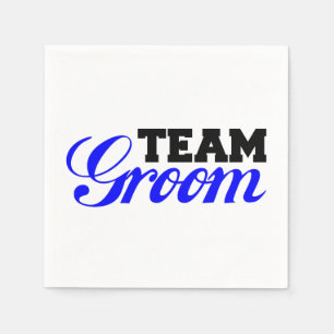 Team groom napkins
