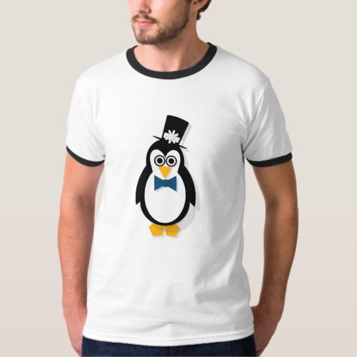 Team Groom Penguin Groom Mens Tee
