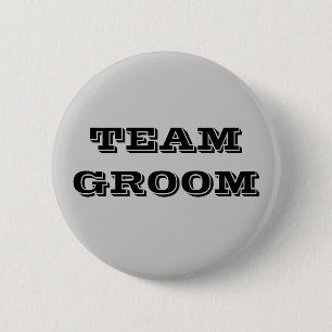 Team Groom Pinback Button