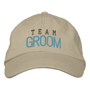 Team groom spirit bachelor blue baseball cap
