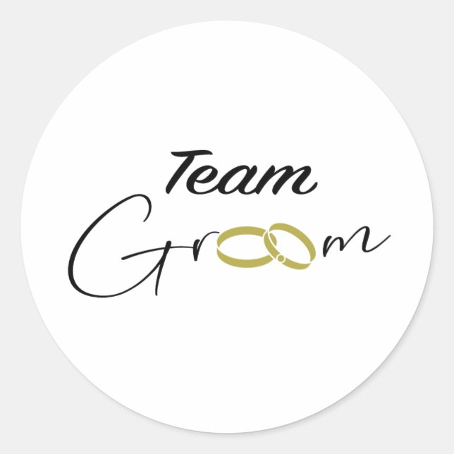 Team Groom Sticker (Front)