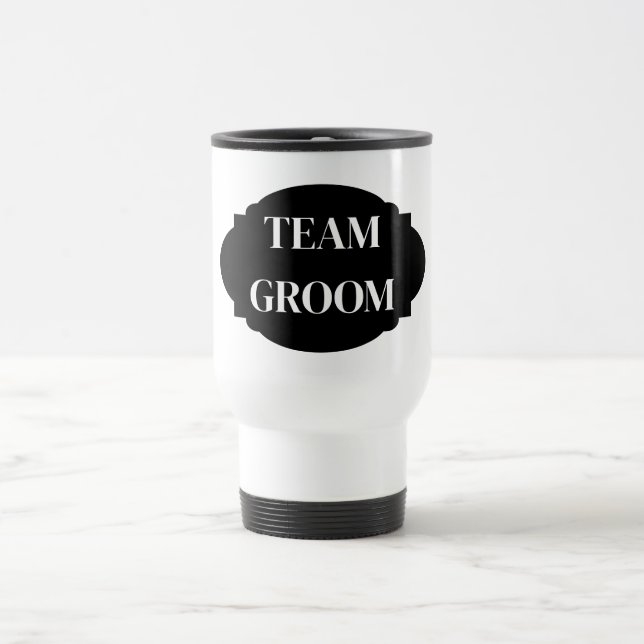 Team Groom Travel Mug (Center)