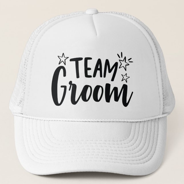 Team Groom Trucker Hat (Front)