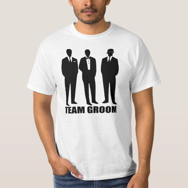 team groom,wedding crew,grooms crew T-Shirt (Front)