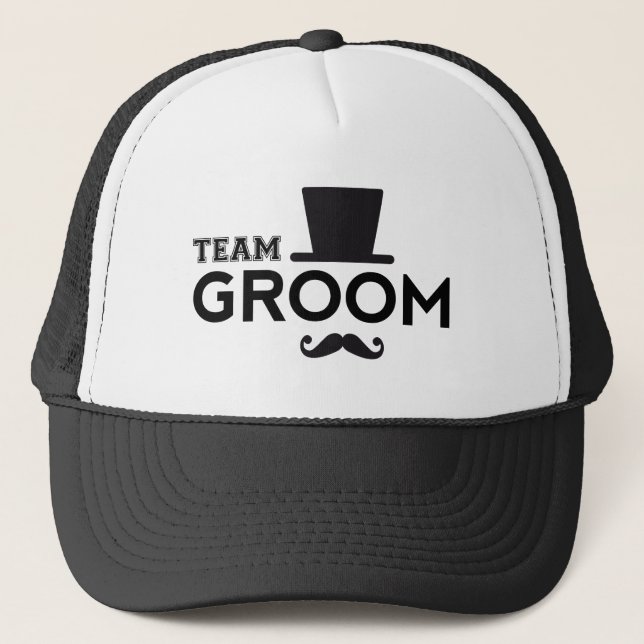 Team Groom with hat and mustache (Front)