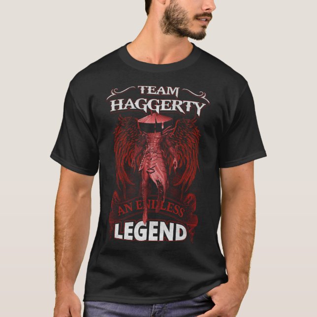 Team HAGGERTY - An Endless LEGEND T-Shirt (Front)