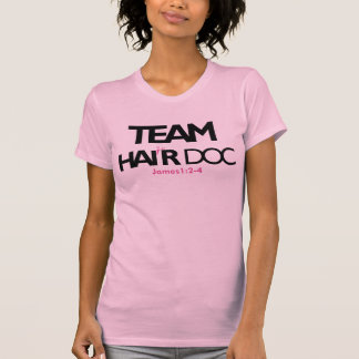 Team Hair Doc 911 (Racerback) Pink T-Shirt