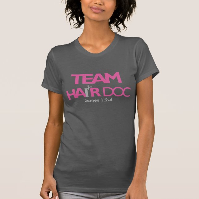 Team Hair Doc (Racerback) T-Shirt (Front)