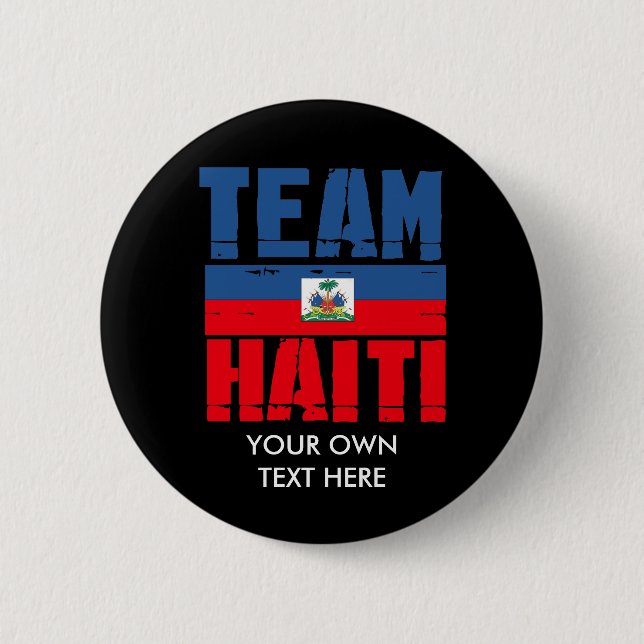 TEAM HAITI PINBACK BUTTON (Front)