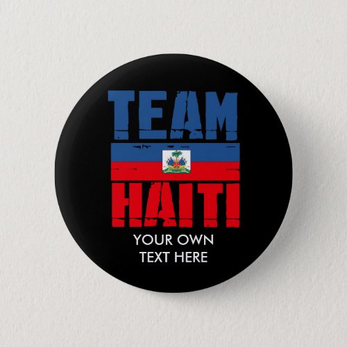 TEAM HAITI PINBACK BUTTON