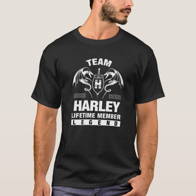 Team Harley Lifetime Member T-Shirt (Front)