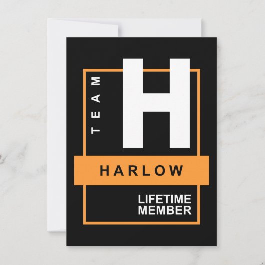 Team Harlow Lifetime (Front)